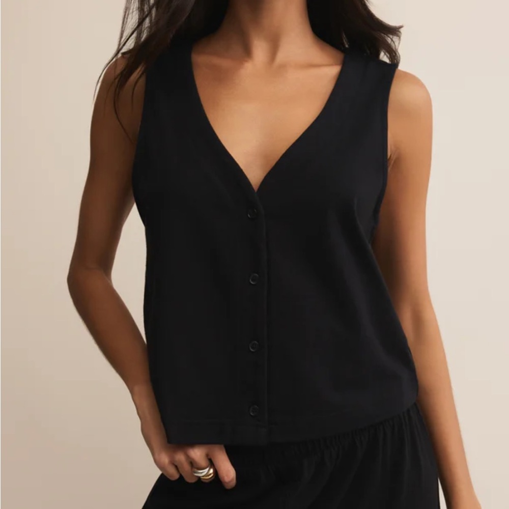 Z Supply Solace Cotton Jersey Top